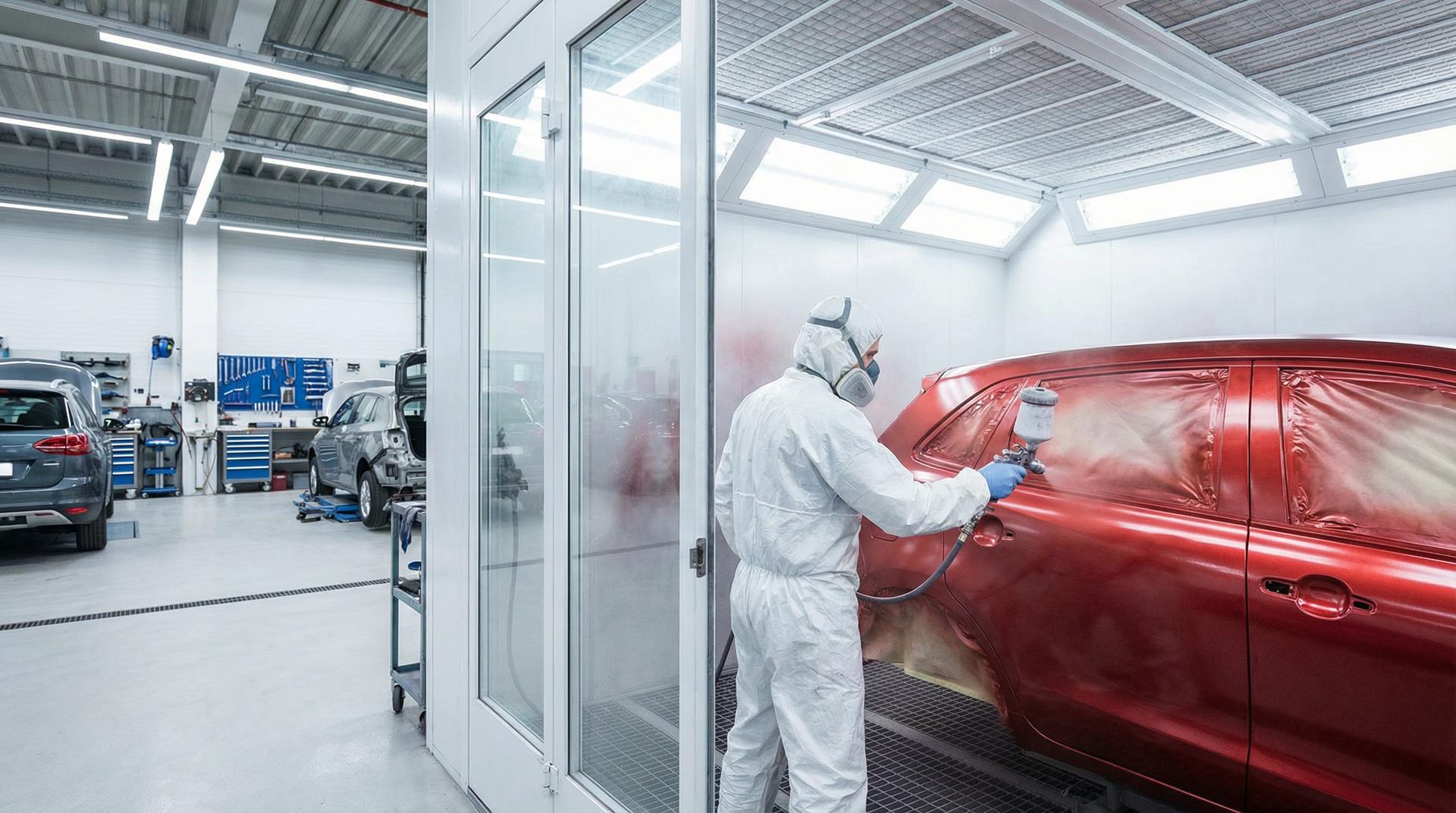 修车视频 - 专业喷漆工艺